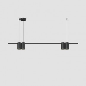 DK4061-BK Подвесной светильник ORBIT, IP20, 4xGU10 LED до 15 Вт, черный матовый, алюминий в Новоуральске - novouralsk.ok-mebel.com | фото
