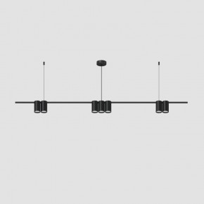 DK4063-BK Подвесной светильник ORBIT, IP20, 7xGU10 LED до 15 Вт, черный матовый, алюминий в Новоуральске - novouralsk.ok-mebel.com | фото 2