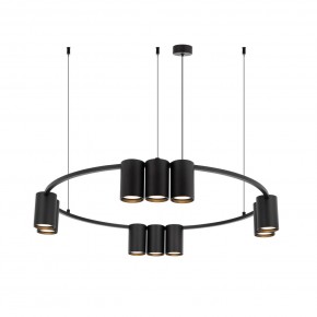 DK4065-BK Подвесной светильник ORBIT, IP20, 10xGU10 LED до 15 Вт, черный матовый, алюминий в Новоуральске - novouralsk.ok-mebel.com | фото 3