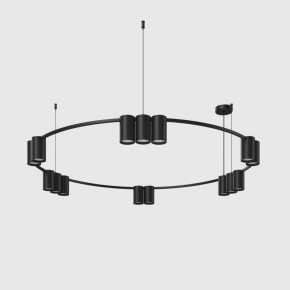 DK4067-BK Подвесной светильник ORBIT, IP20, 15xGU10 LED до 15 Вт, черный матовый, алюминий в Новоуральске - novouralsk.ok-mebel.com | фото 2