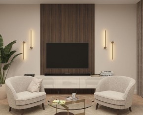 DK5010-SG Бра 600 мм, 3000К, IP20, 5 Вт, матовое золото в Новоуральске - novouralsk.ok-mebel.com | фото 5