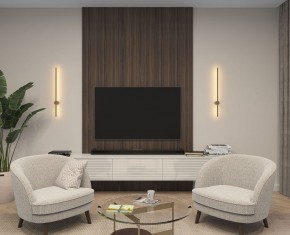 DK5012-SG Бра 800 мм, 3000К, IP20,7 Вт, матовое золото в Новоуральске - novouralsk.ok-mebel.com | фото 5