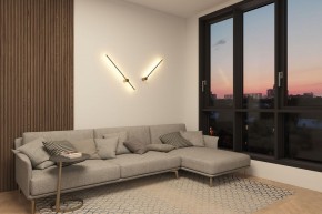 DK5012-SG Бра 800 мм, 3000К, IP20,7 Вт, матовое золото в Новоуральске - novouralsk.ok-mebel.com | фото 7