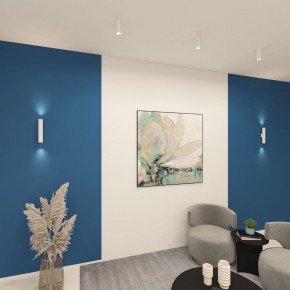 DK5022-WH Настенный светильник, IP20, до 15 Вт, LED, 2xGU10, белый, алюминий в Новоуральске - novouralsk.ok-mebel.com | фото 4