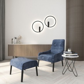 DK5035-BK Бра ROUND со светодиодом, IP20, 24W, 3000/4000/6500K, черный, алюминий в Новоуральске - novouralsk.ok-mebel.com | фото 8