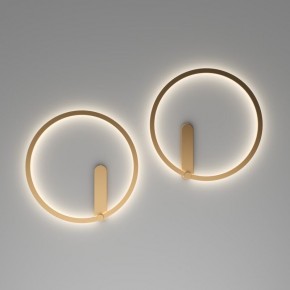 DK5035-SG Бра ROUND со светодиодом, IP20, 24W, 3000/4000/6500K, матовое золото, алюминий в Новоуральске - novouralsk.ok-mebel.com | фото 7