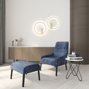 DK5035-SG Бра ROUND со светодиодом, IP20, 24W, 3000/4000/6500K, матовое золото, алюминий в Новоуральске - novouralsk.ok-mebel.com | фото 7