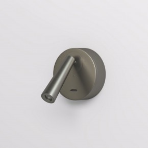 DK5072-DN Бра SHINE WALL со светодиодом, D104*H68, IP20, 3000К, 3W, RA?90, темный никель, алюминий в Новоуральске - novouralsk.ok-mebel.com | фото 2