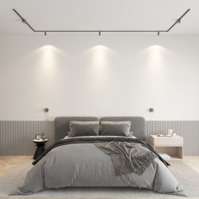DK5072-DN Бра SHINE WALL со светодиодом, D104*H68, IP20, 3000К, 3W, RA?90, темный никель, алюминий в Новоуральске - novouralsk.ok-mebel.com | фото 4