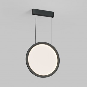 DK6604-BK Подвесной вертикальный светильник Veil со светодиодом H1500 d450 220V 36W 3000-6000K IP20 черный алюминий в Новоуральске - novouralsk.ok-mebel.com | фото