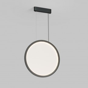DK6606-BK Подвесной вертикальный светильник Veil со светодиодом H1700 d600 220V 48W 3000-6000K IP20 черный алюминий в Новоуральске - novouralsk.ok-mebel.com | фото 3