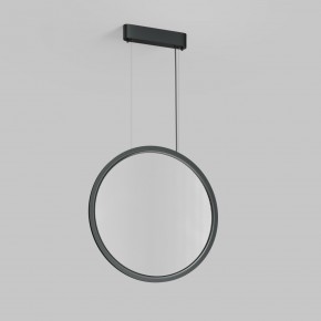 DK6606-BK Подвесной вертикальный светильник Veil со светодиодом H1700 d600 220V 48W 3000-6000K IP20 черный алюминий в Новоуральске - novouralsk.ok-mebel.com | фото 4