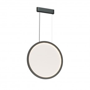 DK6606-BK Подвесной вертикальный светильник Veil со светодиодом H1700 d600 220V 48W 3000-6000K IP20 черный алюминий в Новоуральске - novouralsk.ok-mebel.com | фото 5
