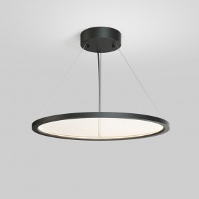 DK6616-BK Подвесной горизонтальный светильник Veil со светодиодом H900 d600 220V 48W 3000-6000K IP20 черный алюминий в Новоуральске - novouralsk.ok-mebel.com | фото