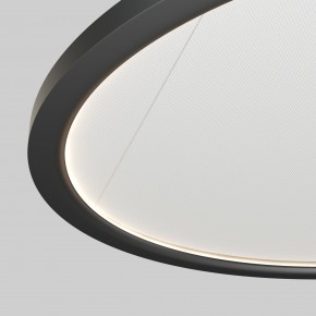 DK6616-BK Подвесной горизонтальный светильник Veil со светодиодом H900 d600 220V 48W 3000-6000K IP20 черный алюминий в Новоуральске - novouralsk.ok-mebel.com | фото 3