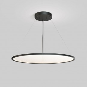 DK6620-BK Подвесной горизонтальный светильник Veil со светодиодом H900 d1000 220V 82W 3000-6000K IP20 черный алюминий в Новоуральске - novouralsk.ok-mebel.com | фото