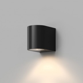 DK9790-BK Настенный уличный светильник NARVIK, IP44, GU10 LED, до 15 Вт, черный, алюминий в Новоуральске - novouralsk.ok-mebel.com | фото