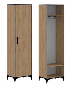 ЭНТЕР ЛОФТ Шкаф для одежды (Дуб Золотой) в Новоуральске - novouralsk.ok-mebel.com | фото