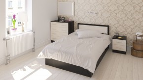 Фиеста Кровать 1200, цвет венге/дуб лоредо, ШхГхВ 123,5х203,5х80 см., сп.м. 1200х2000 мм., без матраса, основание есть в Новоуральске - novouralsk.ok-mebel.com | фото 5