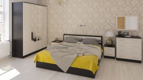 Фиеста Кровать 1800, цвет венге/дуб лоредо, ШхГхВ 183,5х203,5х80 см., сп.м. 1800х2000 мм., без матраса, основание есть в Новоуральске - novouralsk.ok-mebel.com | фото 5