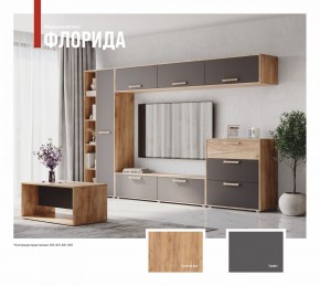 ФЛОРИДА Гостиная (модульная) дуб золотой/графит в Новоуральске - novouralsk.ok-mebel.com | фото