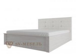 Кровать 1600 двойная (универсальная) с мягким изголовьем Гамма 20 в Новоуральске - novouralsk.ok-mebel.com | фото 1
