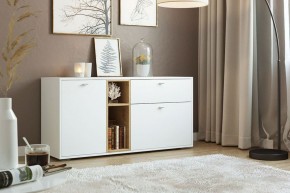 ЛАНС Комод К101 (дуб бунратти/белый) в Новоуральске - novouralsk.ok-mebel.com | фото