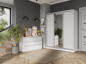 Комод с 6 ящиками 1200 "Бьянко" (Белый лофт) в Новоуральске - novouralsk.ok-mebel.com | фото 2