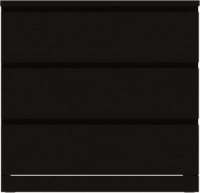 Комод Варма 3 с тремя выдвижными ящиками, цвет ясень черный в Новоуральске - novouralsk.ok-mebel.com | фото 2