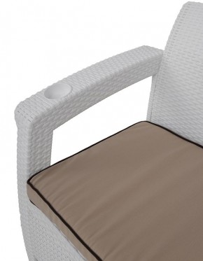 Комплект кресел Yalta Double Seat (Ялта) белый в Новоуральске - novouralsk.ok-mebel.com | фото 4