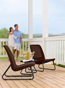 Комплект мебель Рио Патио (Rio Patio set) виски-коричневый в Новоуральске - novouralsk.ok-mebel.com | фото 3