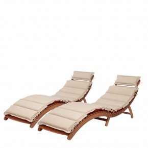 Комплект шезлонги и столик AFM-803A-T133 Beige (2+1) в Новоуральске - novouralsk.ok-mebel.com | фото 2