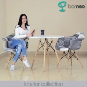 Кресло Barneo N-14 Patchwork черно-белый в Новоуральске - novouralsk.ok-mebel.com | фото 3
