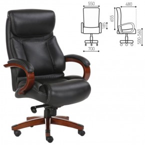 Кресло BRABIX PREMIUM "Infinity EX-707" (дерево, черное) 531826 в Новоуральске - novouralsk.ok-mebel.com | фото 2