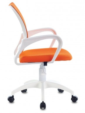 Кресло BRABIX "Fly MG-396W", пластик белый, сетка, оранжевое, 532401, MG-396W_532401 в Новоуральске - novouralsk.ok-mebel.com | фото 3