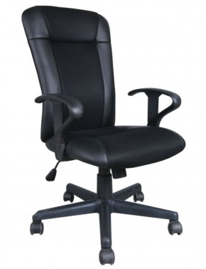 Кресло BRABIX "Optima MG-370" (экокожа/ткань, черное) 531580 в Новоуральске - novouralsk.ok-mebel.com | фото