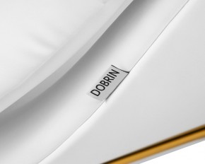 Кресло дизайнерское DOBRIN EMILY, белый винил YP17, золотое основание в Новоуральске - novouralsk.ok-mebel.com | фото 10