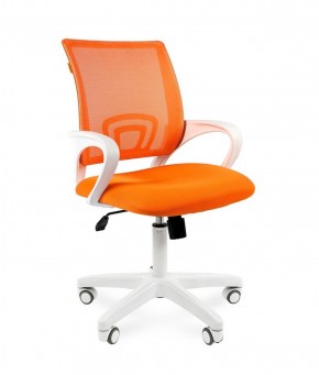 Кресло для оператора CHAIRMAN 696 white (ткань TW-16/сетка TW-66) в Новоуральске - novouralsk.ok-mebel.com | фото