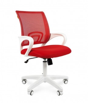 Кресло для оператора CHAIRMAN 696 white (ткань TW-19/сетка TW-69) в Новоуральске - novouralsk.ok-mebel.com | фото