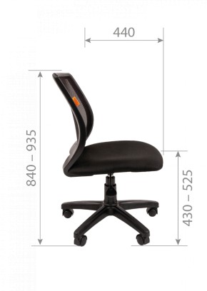 Кресло для оператора CHAIRMAN 699 Б/Л (ткань стандарт/сетка TW-01) в Новоуральске - novouralsk.ok-mebel.com | фото 7