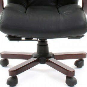 Кресло для руководителя Chairman 421 черный/орех темный, черный в Новоуральске - novouralsk.ok-mebel.com | фото 4