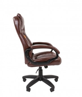 Кресло для руководителя  CHAIRMAN 432 (Экокожа коричневая) в Новоуральске - novouralsk.ok-mebel.com | фото 3