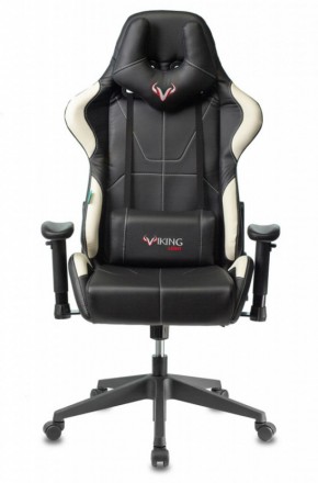 Кресло игровое Бюрократ VIKING 5 AERO WHITE черный/белый в Новоуральске - novouralsk.ok-mebel.com | фото 3