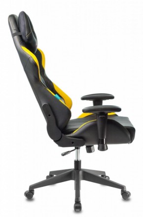 Кресло игровое Бюрократ VIKING 5 AERO YELLOW черный/желтый в Новоуральске - novouralsk.ok-mebel.com | фото 2