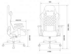 Кресло игровое Бюрократ VIKING 7 KNIGHT B FABRIC черный в Новоуральске - novouralsk.ok-mebel.com | фото 4