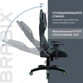 Кресло компьютерное BRABIX "GT Carbon GM-120" (черное/зеленое) 531929 в Новоуральске - novouralsk.ok-mebel.com | фото 2