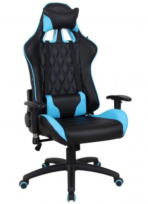 Кресло компьютерное BRABIX "GT Master GM-110" (черное/голубое) 531928 в Новоуральске - novouralsk.ok-mebel.com | фото