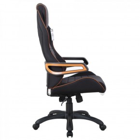 Кресло компьютерное BRABIX Techno Pro GM-003 (ткань черное/серое, вставки оранжевые) 531813 в Новоуральске - novouralsk.ok-mebel.com | фото 3