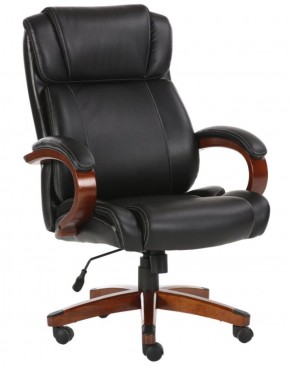 Кресло офисное BRABIX PREMIUM "Magnum EX-701" (дерево, рециклированная кожа, черное) 531827 в Новоуральске - novouralsk.ok-mebel.com | фото