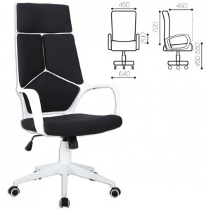 Кресло офисное BRABIX PREMIUM "Prime EX-515" (пластик белый, ткань, черное) 531812 в Новоуральске - novouralsk.ok-mebel.com | фото 2